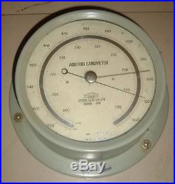 Vintage Marine Aneroid Barometer Of Utsuki Keiki Co Ltd Yokohama Japan No 1007