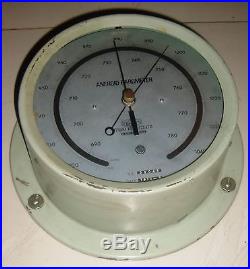 Vintage Marine Aneroid Barometer Of Utsuki Keiki Co Ltd Yokohama Japan No 33045