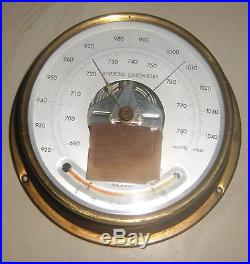 Vintage Marine Osaka Aneroid Barometer