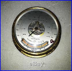 Vintage Marine Osaka Aneroid Barometer Made In Japan N0 6449 Year 1991
