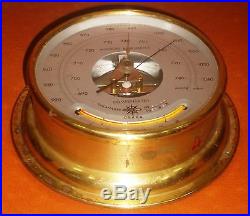 Vintage Marine Osaka Aneroid Barometer No 6449 Year 1991