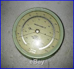 Vintage Marine Utsuki Keiki Aneroid Barometer Made In Japan Nice Condition