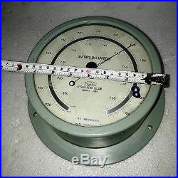 Vintage Marine Utsuki Keiki Aneroid Barometer Made In Japan Working Condition