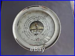 VINTAGE NAUTICAL MARITIME SOLID BRASS AM FRENCH MADE BAROMETER