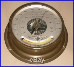 Vintage Ship Marine Osaka Barometer 100% Original Nice Condition