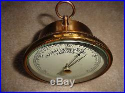 VINTAGE TYCOS BAROMETER-PAT AUG 18-1914-ROCHESTER, NY-NEEDS ADJUSTING