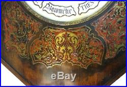 Very Rare Antique 1780 Huge 24 Lbs. French Boulle Banjo Barometer Museum Piece