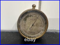 Victorian Brass Cased Compensated Barometer by Dubois & Casse, France D(anchor)C