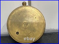 Victorian Brass Cased Compensated Barometer by Dubois & Casse, France D(anchor)C
