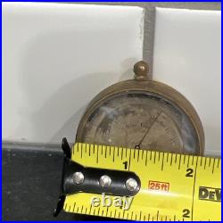 Victorian Brass Cased Compensated Barometer by Dubois & Casse, France D(anchor)C