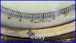 Vintage 1950's Horse Mantel Barometer WORKING Western Germany 17x12x5