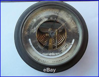 Vintage Abercrombie & Fitch Co Holosteric Barometer and Fahre Therm Made in Fran