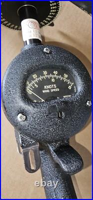 Vintage Aircraft Friez Bendix Anemometer USN Navy Meteorological Wind Set