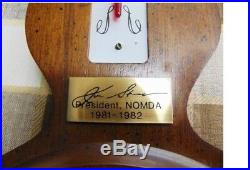 Vintage Airguide Barometer Award tom van geider regent chairman committee nomda