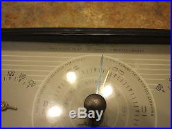 Vintage Airguide Instruments Co Barometer temperature humidity weather station