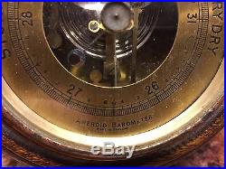 Vintage Aneroid Barometer (English)