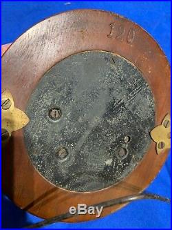 Vintage Antique German Barometer 120 A Meissner Wood Case Veranderlich Schon