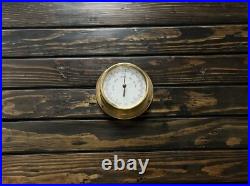 Vintage Barigo Ship Barometer German Weather Instrument Stormy & Fair Change Vintage Barigo Ship Barometer German Weather Instrument Stormy & Fair Change