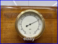Vintage Barigo Ship Barometer Solid Brass, Made in Germany