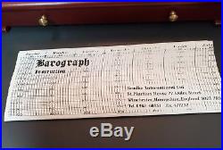 Vintage Barograph Winchester England 9 x 14 Inches