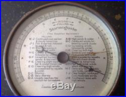 Vintage Barometer Stormguide Compensated for Tempature TYCOS made in USA