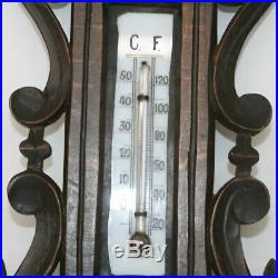 Vintage Black Forest Barometer With Thermometer