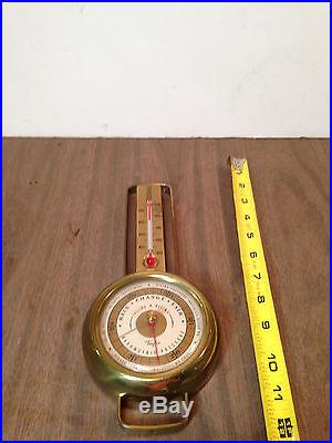 Vintage Brass Taylor Barometer-thermometer