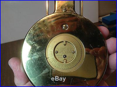 Vintage Brass Taylor Barometer-thermometer