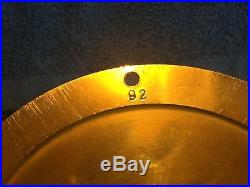 Vintage Chelsea 4 1/2 Barometer in Brass Circa 1992