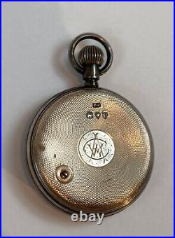 Vintage Early 1900s J. White Pocket Barometer. Good condition. WORKS