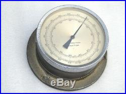 Vintage Fischer Ships Boat Yacht Marine Precision Weather Barometer