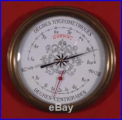 Vintage French Barometer with Gaston de Lagrange Cognac Advertising