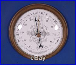 Vintage French Barometer with Italian Martini Advertising (D)