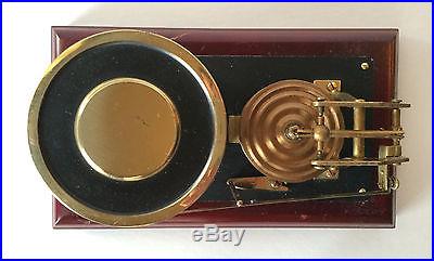 Vintage German Barograph Barometer wind up movement works extra papers