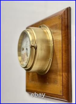 Vintage German Brass Barometer Barigo Baumuster Marine Ship Weather Antique Vintage German Brass Barometer Barigo Baumuster Marine Ship Weather Antique