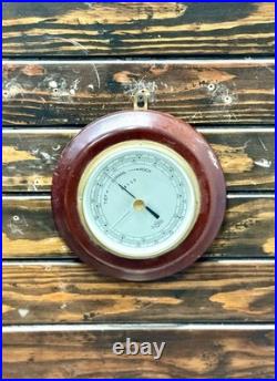 Vintage German Made Barometer Maritime Retro Wall Ship Weather Instrument Sundo
