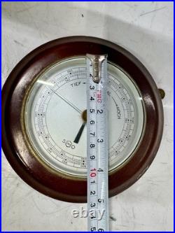 Vintage German Made Barometer Maritime Retro Wall Ship Weather Instrument Sundo Vintage German Made Barometer Maritime Retro Wall Ship Weather Instrument Sundo