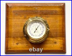 Vintage HANSEATIC HAMBURG Barometer Germany Scientific Nautical Instrument