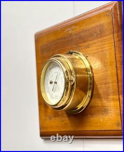 Vintage HANSEATIC HAMBURG Marine Barometer -German Nautical Instrument Rare Find Vintage HANSEATIC HAMBURG Marine Barometer -German Nautical Instrument Rare Find