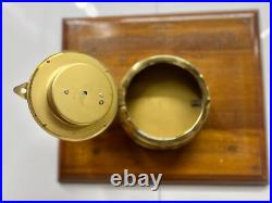 Vintage HANSEATIC HAMBURG Marine Barometer -German Nautical Instrument Rare Find Vintage HANSEATIC HAMBURG Marine Barometer -German Nautical Instrument Rare Find