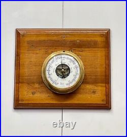 Vintage Hanseatic Hamburg Instruments Stormy Rain Change Fair Marine Barometer