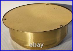Vintage Huger Nautical Marine Barometer, Brass -7 Made In West Germany 1983
