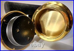 Vintage Huger Nautical Marine Barometer, Brass -7 Made In West Germany 1983