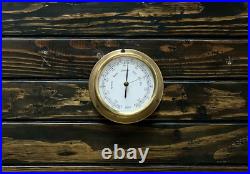 Vintage Industrial Original Barigo Antique Marine Barometer Made in Germany