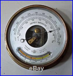 Vintage Marine Osaka Aneroid Barometer Made In Japan N0 3055 Year 1970