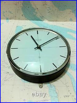 Vintage Marine Ship Clock Wempe Quartz Clock Made In Germany
