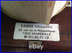 Vintage Maritime BAROGRAPH FABRE Mesurelec & Alain Kaigre