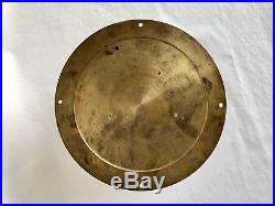 Vintage Maritime Nautical SOLID BRASS SHIPS Aneroid #611 Barometer 5 3/4