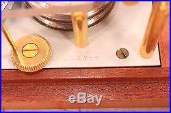 Vintage Maxant Paris Barograph/Barometer Gold Plated Parts Montreuil 93100