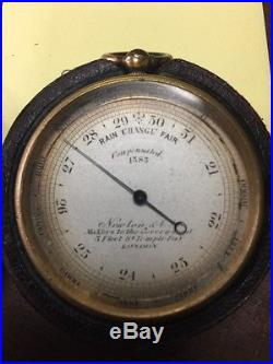 Vintage Newton & Co Barometer Makers To The Government 3rd Fleet